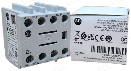100-FA22   Allen Bradley Auxiliary Contact