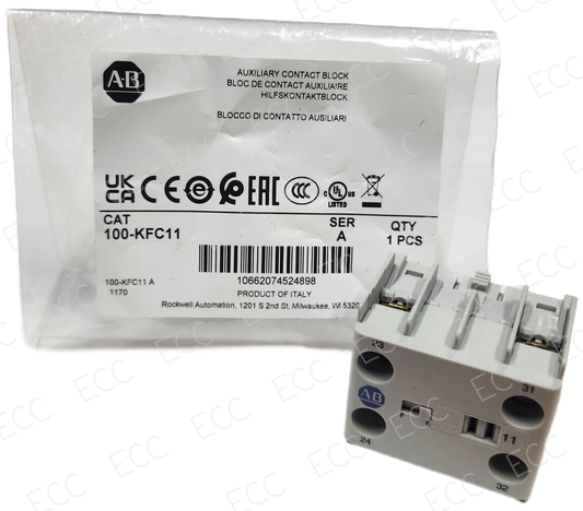 100-KFC11   Allen Bradley Auxiliary Contact