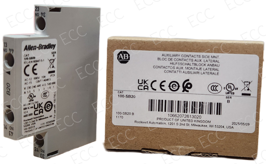 100-SB20   Allen Bradley Auxiliary Contact