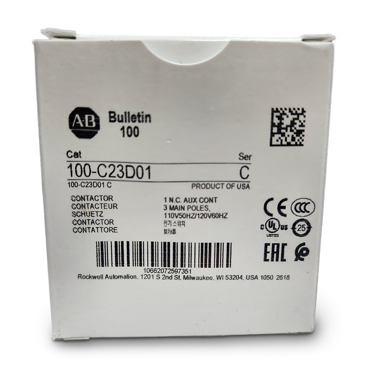 Allen-Bradley 100-C23D01 contactor, image 5
