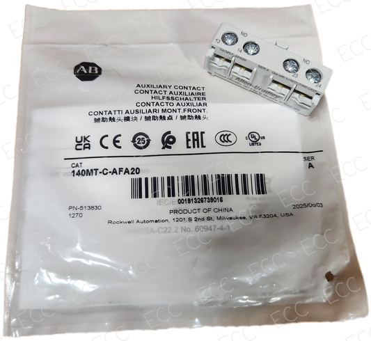140MT-C-AFA20   Allen Bradley Auxiliary Contact