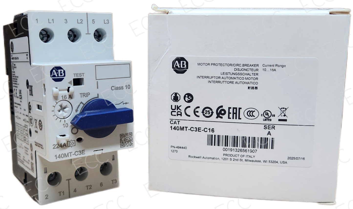 140MT-C3E-C16   Allen Bradley Motor Protector