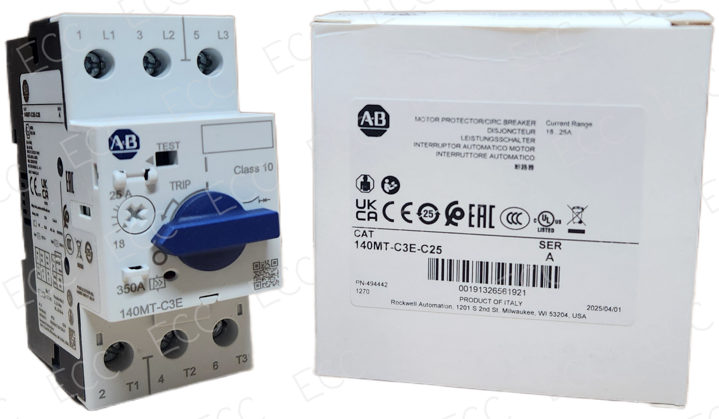 140MT-C3E-C25   Allen Bradley Motor Protector