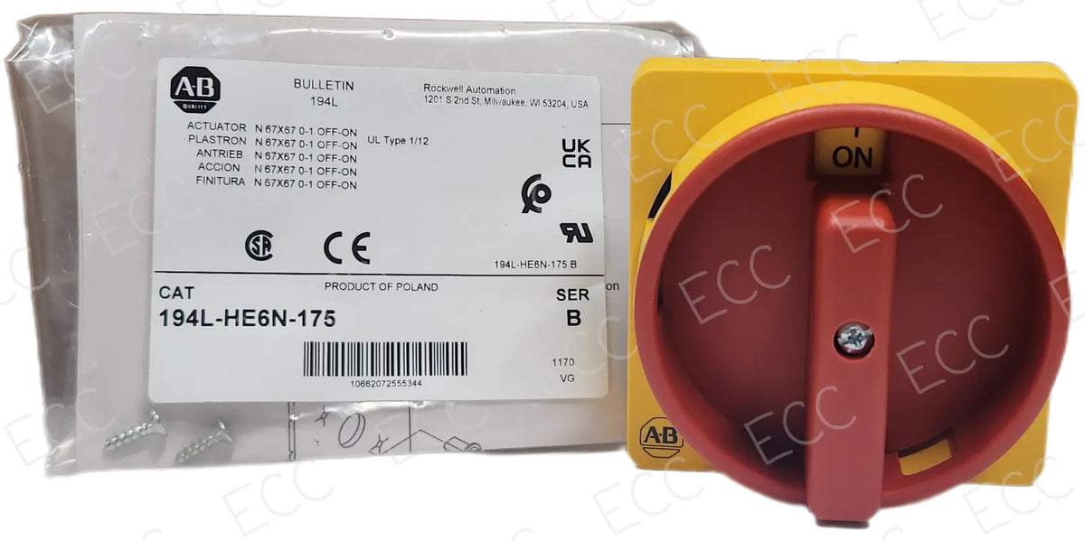 194L-HE6N-175 Allen-Bradley Type N Actuator