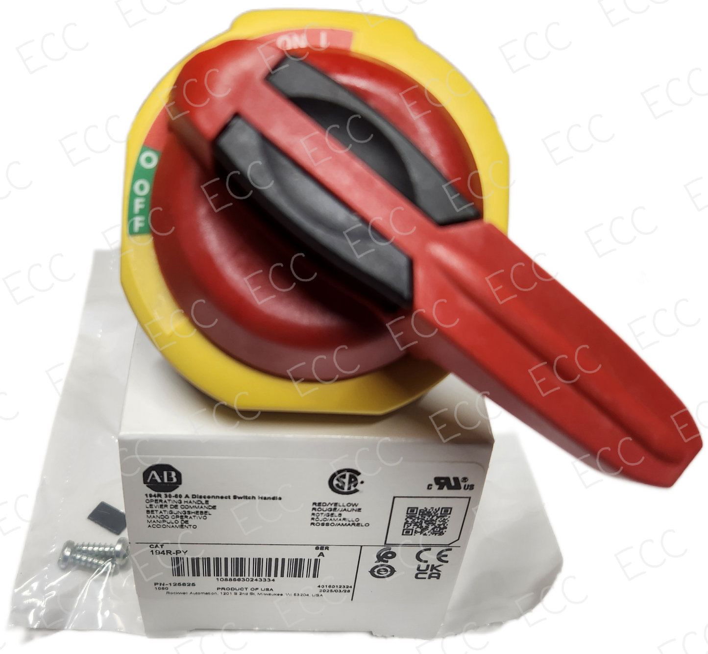 194R-PY   Allen Bradley Disconnect Switch Handle