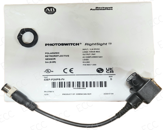 42EF-P2MPB-F4   Allen Bradley RightSight Photoswitch
