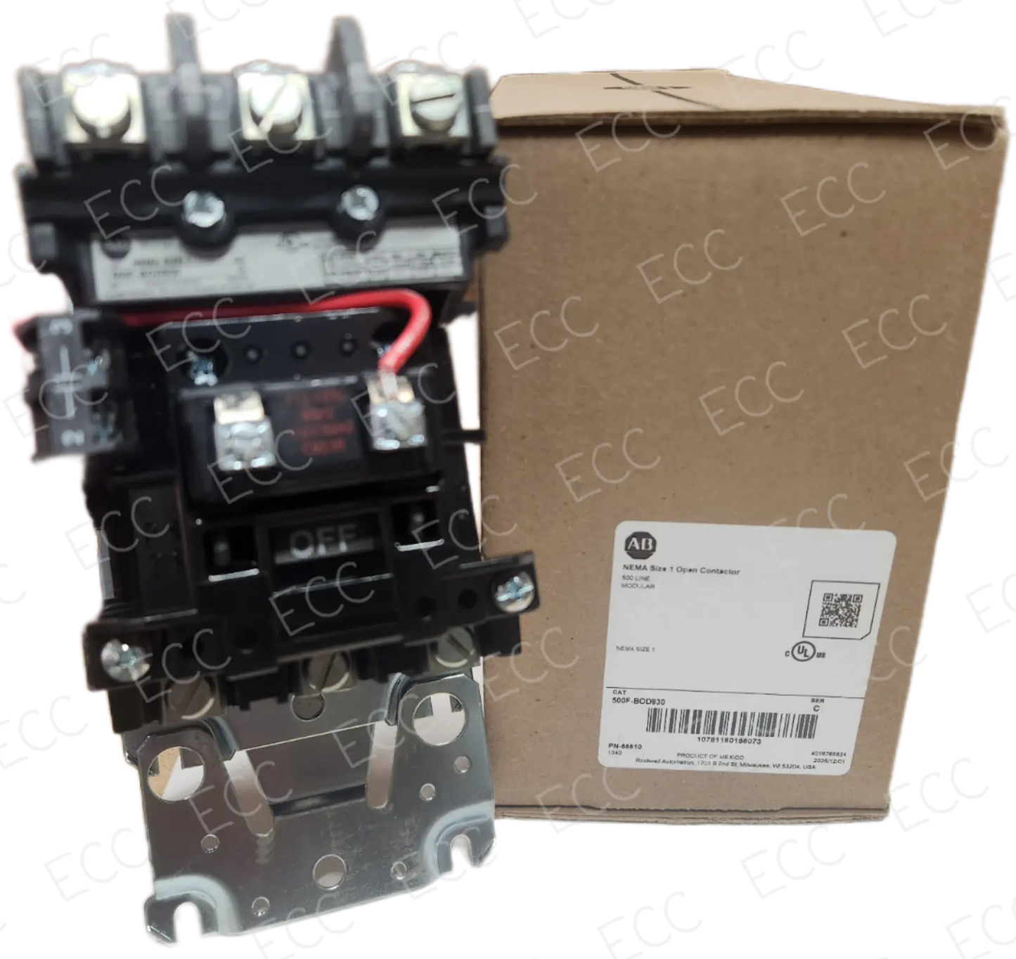 500F-BOD930   Allen Bradley NEMA Open Contactor   East Coast Compactor, Corp.