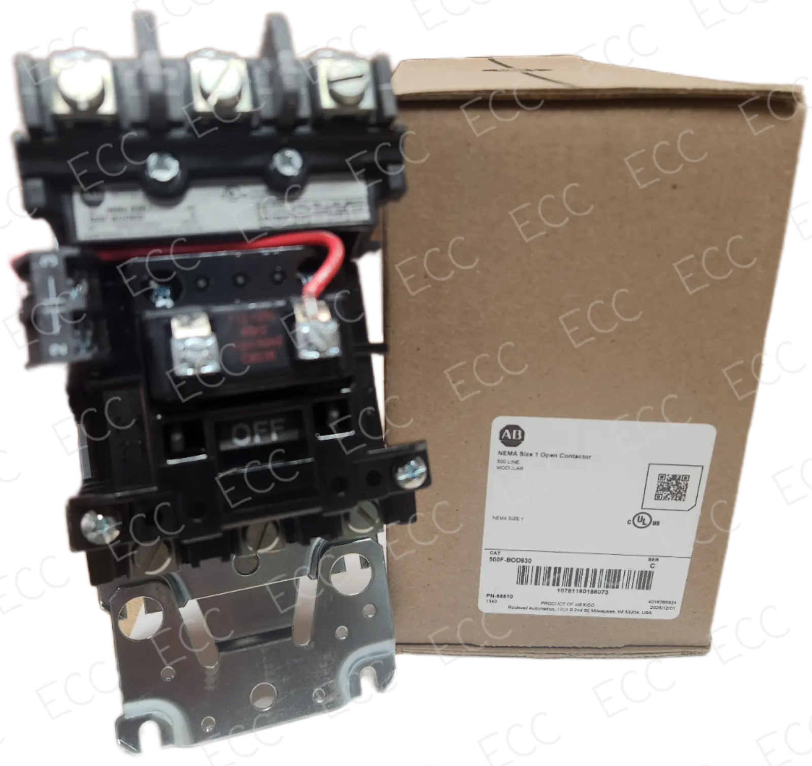 500F-BOD930   Allen Bradley NEMA Open Contactor   East Coast Compactor, Corp.