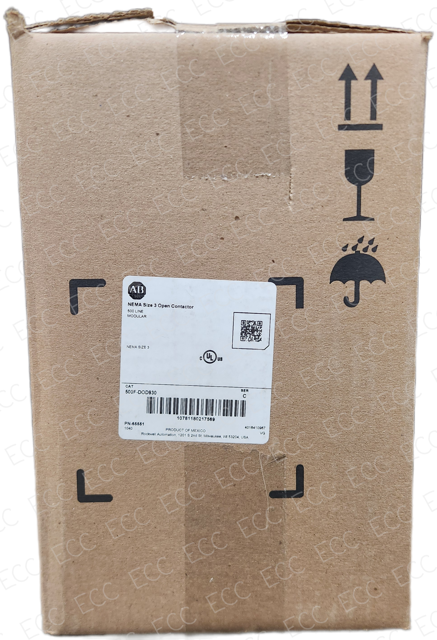 500F-DOD930   Allen Bradley NEMA Open Contactor