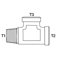 5602 ~ M-NPT / F-NPT / F-NPT Run TEE