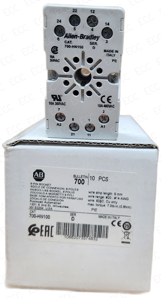 700-HN100   Allen Bradley General Purpose Relay Socket (1pc)