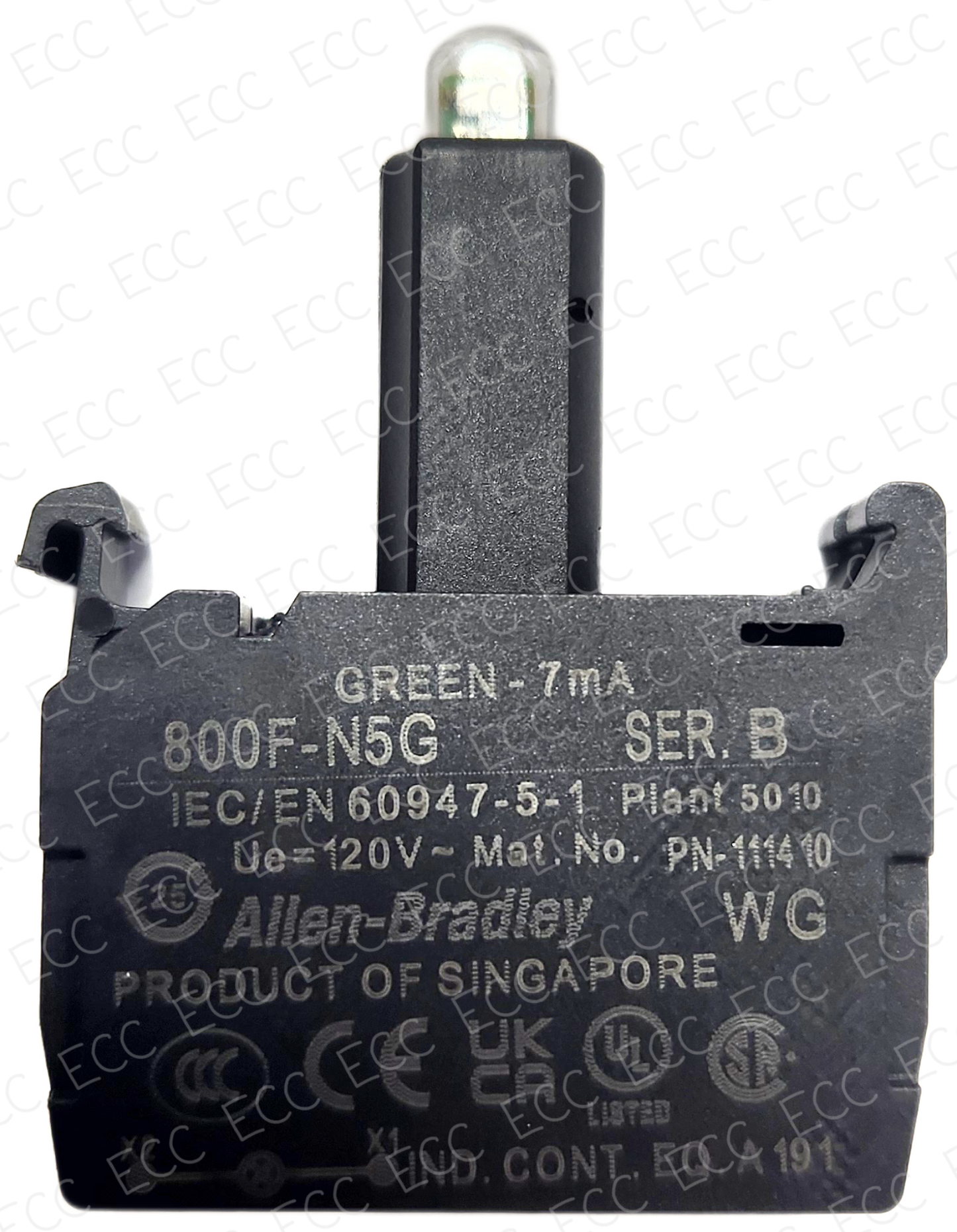 800F-N5G   Allen Bradley LED Lamp Module, Green