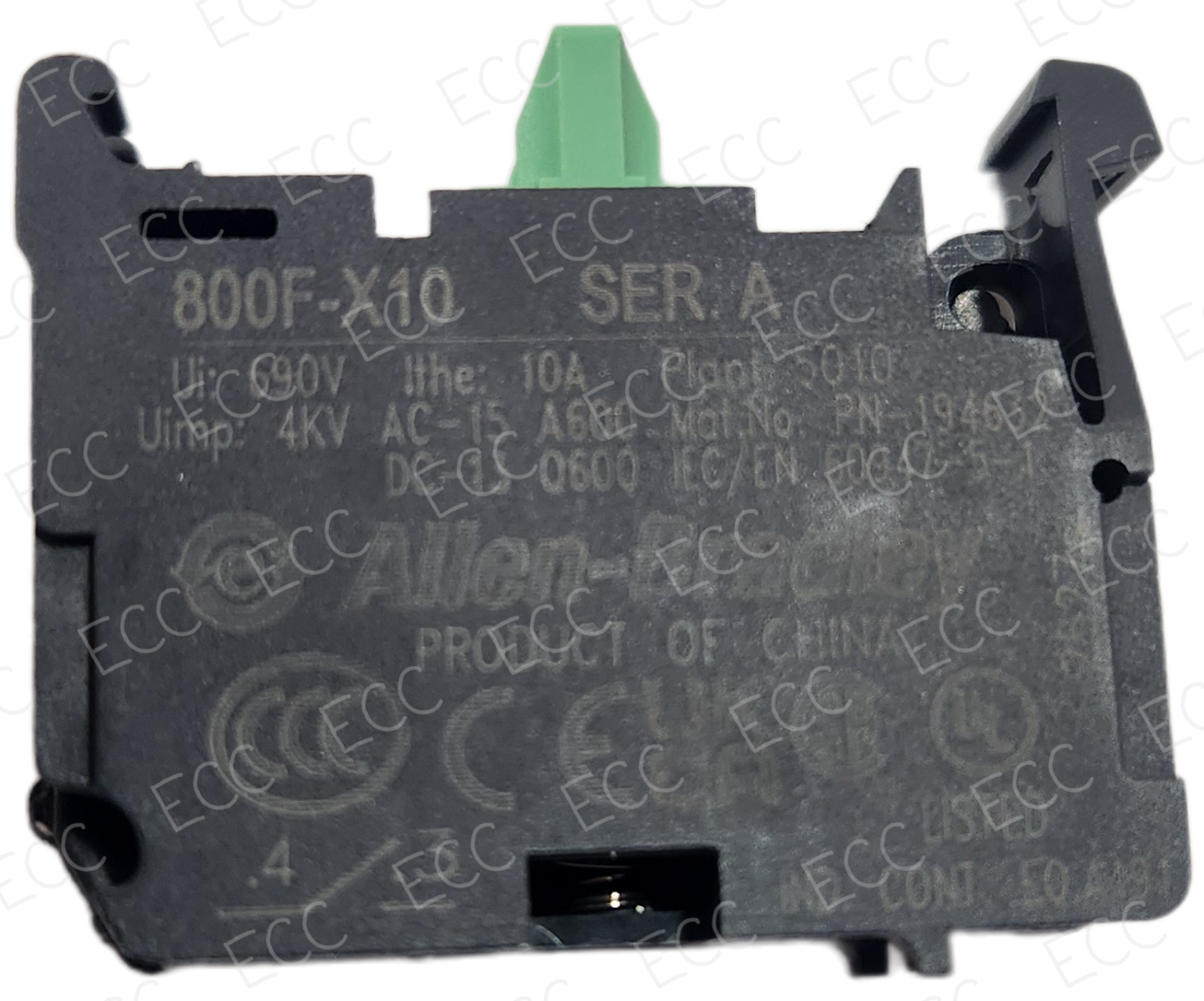 800F-X10   Allen Bradley Contact Block, NO