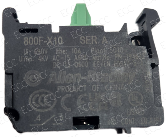 800F-X10   Allen Bradley Contact Block, NO