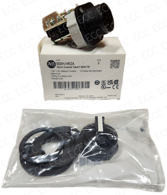 800H-HR2A   Allen Bradley 30mm Selector Switch