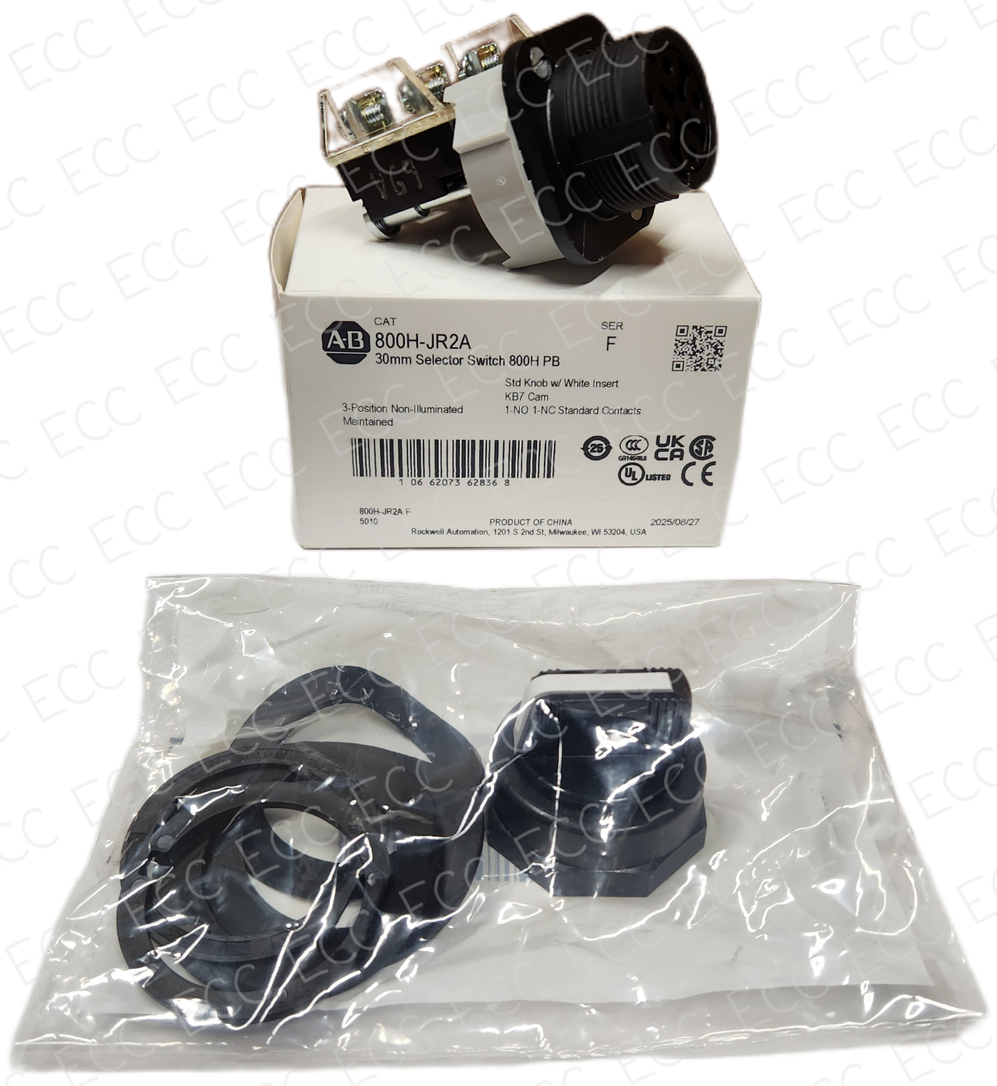 800H-JR2A   Allen Bradley 30mm Selector Switch