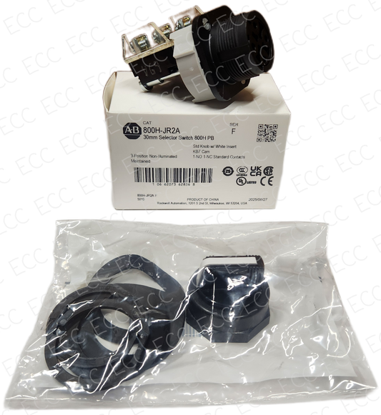 800H-JR2A   Allen Bradley 30mm Selector Switch