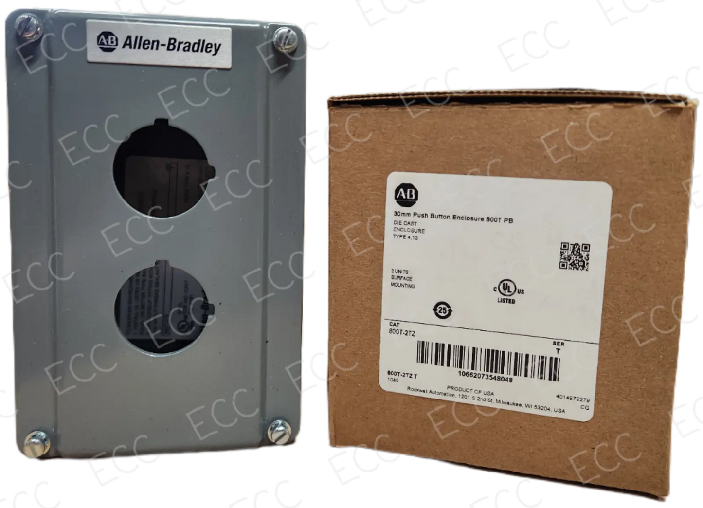 800T-2TZ Allen Bradley 30mm Push Button Enclosure   East Coast Compactor, Corp.