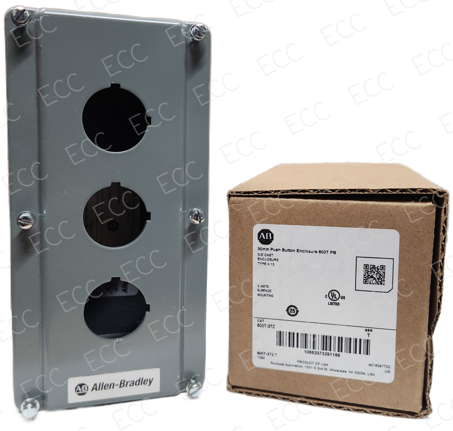 800T-3TZ   Allen Bradley 30mm Push Button Enclosure