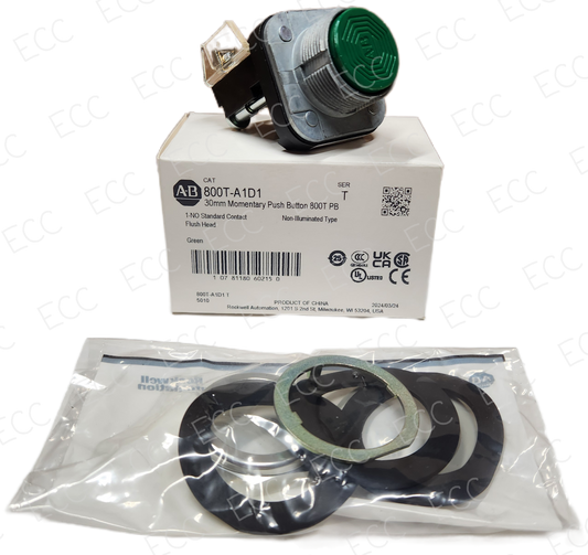800T-A1D1   Allen Bradley 30mm Momentary Push Button