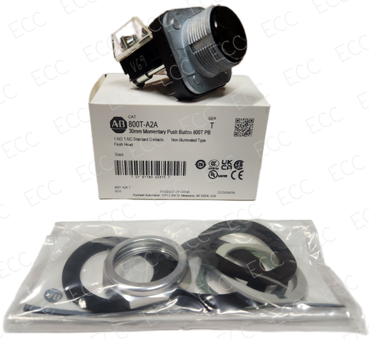 800T-A2A   Allen Bradley 30mm Momentary Push Button