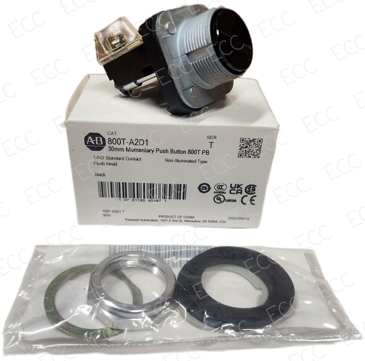 800T-A2D1   Allen Bradley 30mm Momentary Push Button