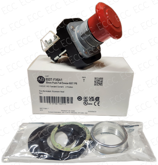 800T-FX6A1   Allen Bradley 30mm Push-Pull Device