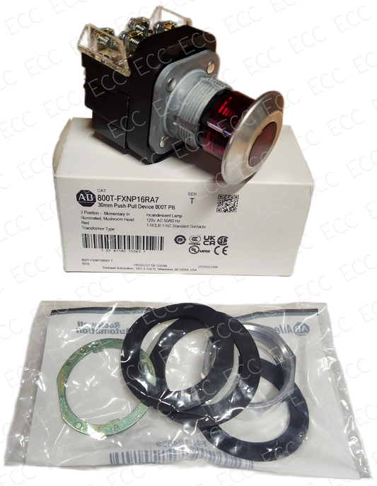 800T-FXNP16RA7   Allen Bradley 30mm Push-Pull Device
