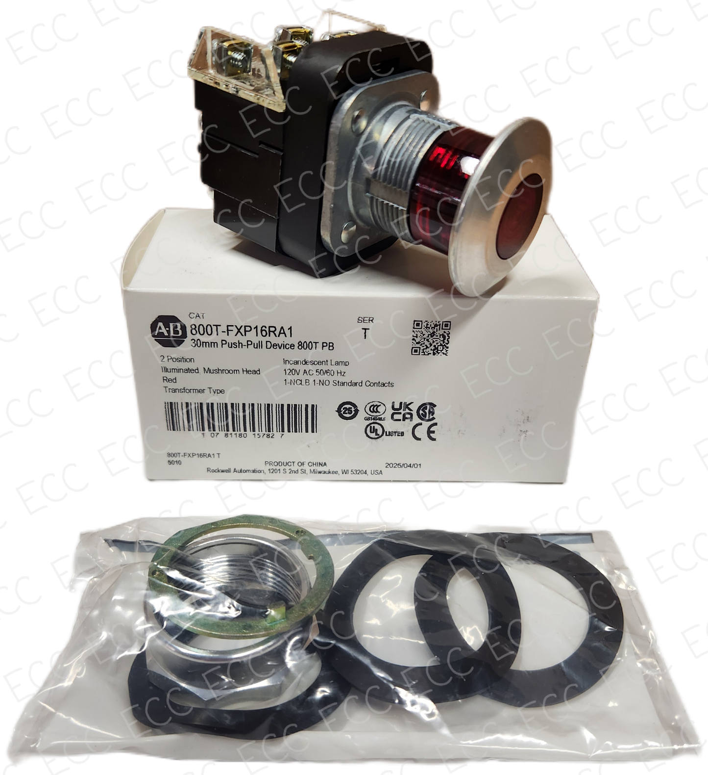 800T-FXP16RA1   Allen Bradley 30mm Push-Pull Device