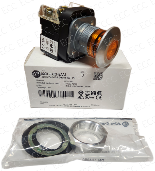 800T-FXQH2AA1   Allen Bradley 30mm Push-Pull Device