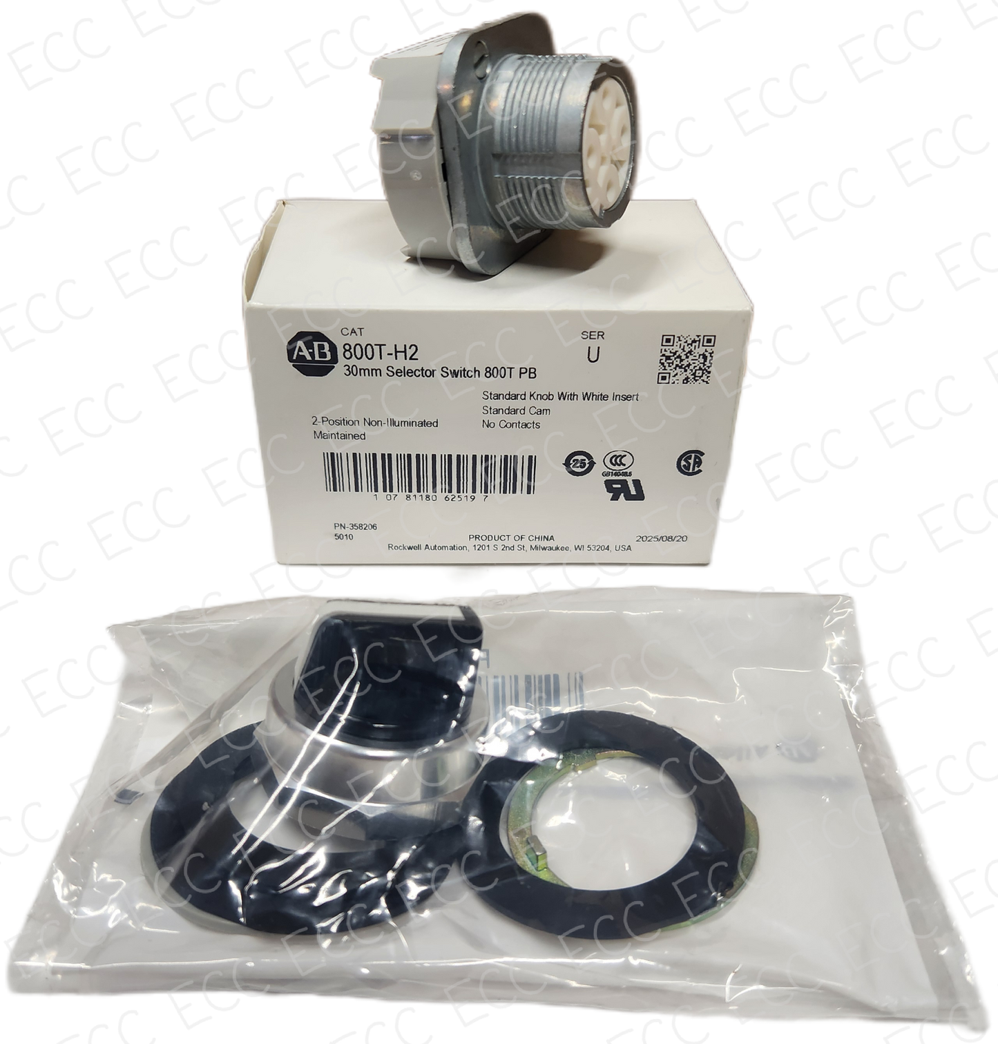 800T-H2   Allen Bradley 30mm Selector Switch