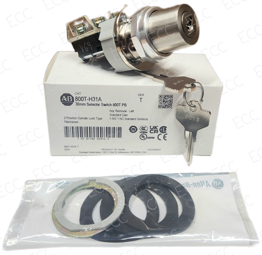 800T-H31A   Allen Bradley 30mm Key Switch