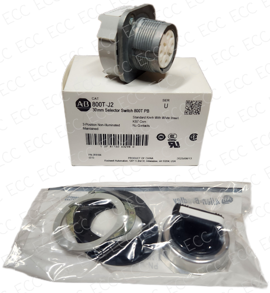 800T-J2   Allen Bradley 30mm Selector Switch