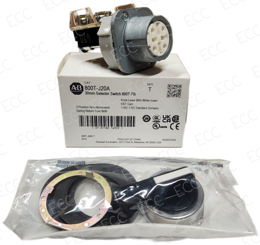 800T-J20A   Allen Bradley 30mm Selector Switch