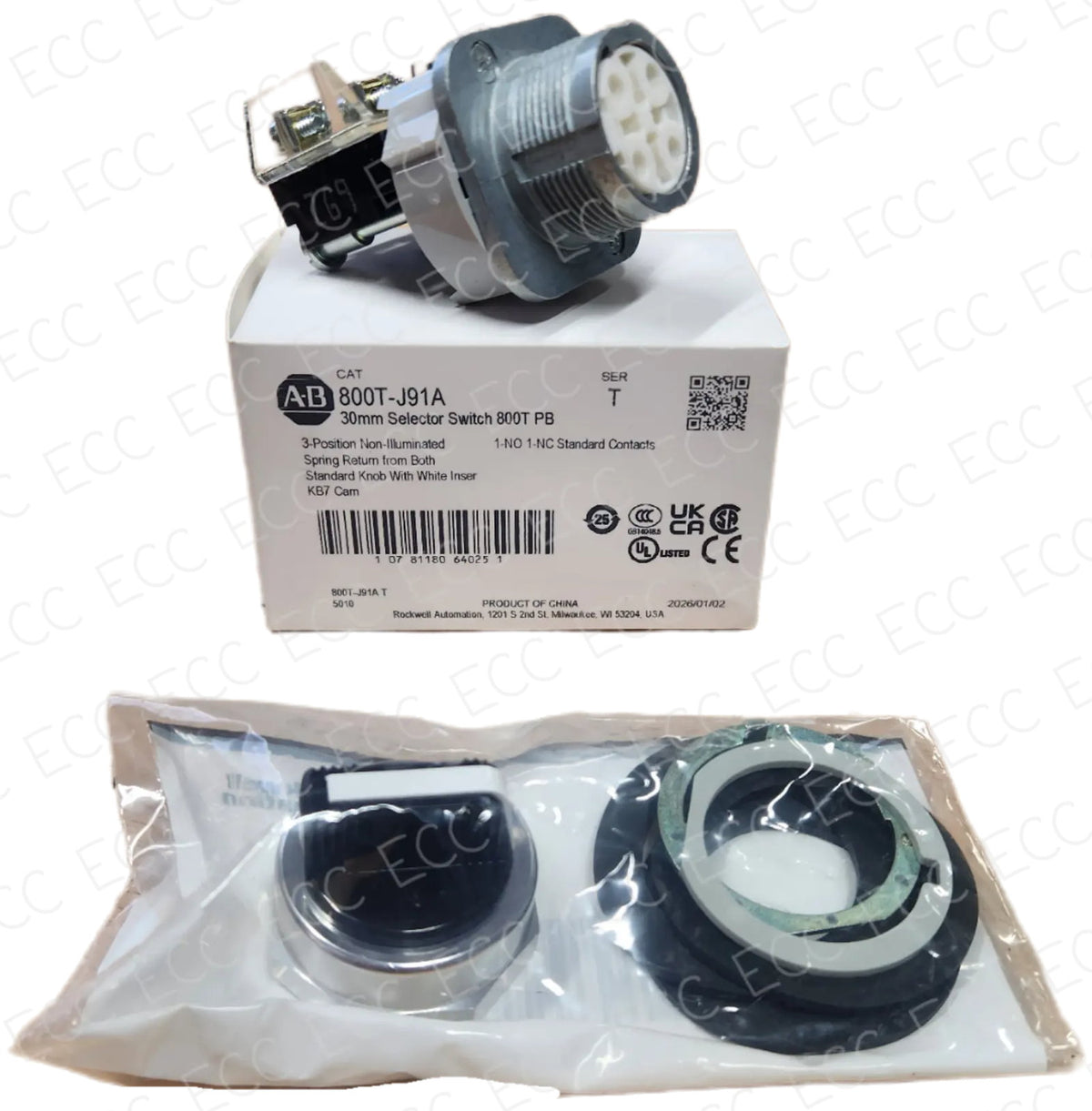 800T-J91A Allen-Bradley 30mm Selector Switch