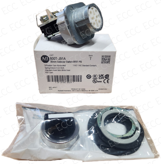 800T-J91A Allen Bradley 30mm Selector Switch   East Coast Compactor, Corp.