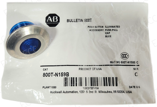 800T-N159B   Allen Bradley Push-Pull Cap Illuminated