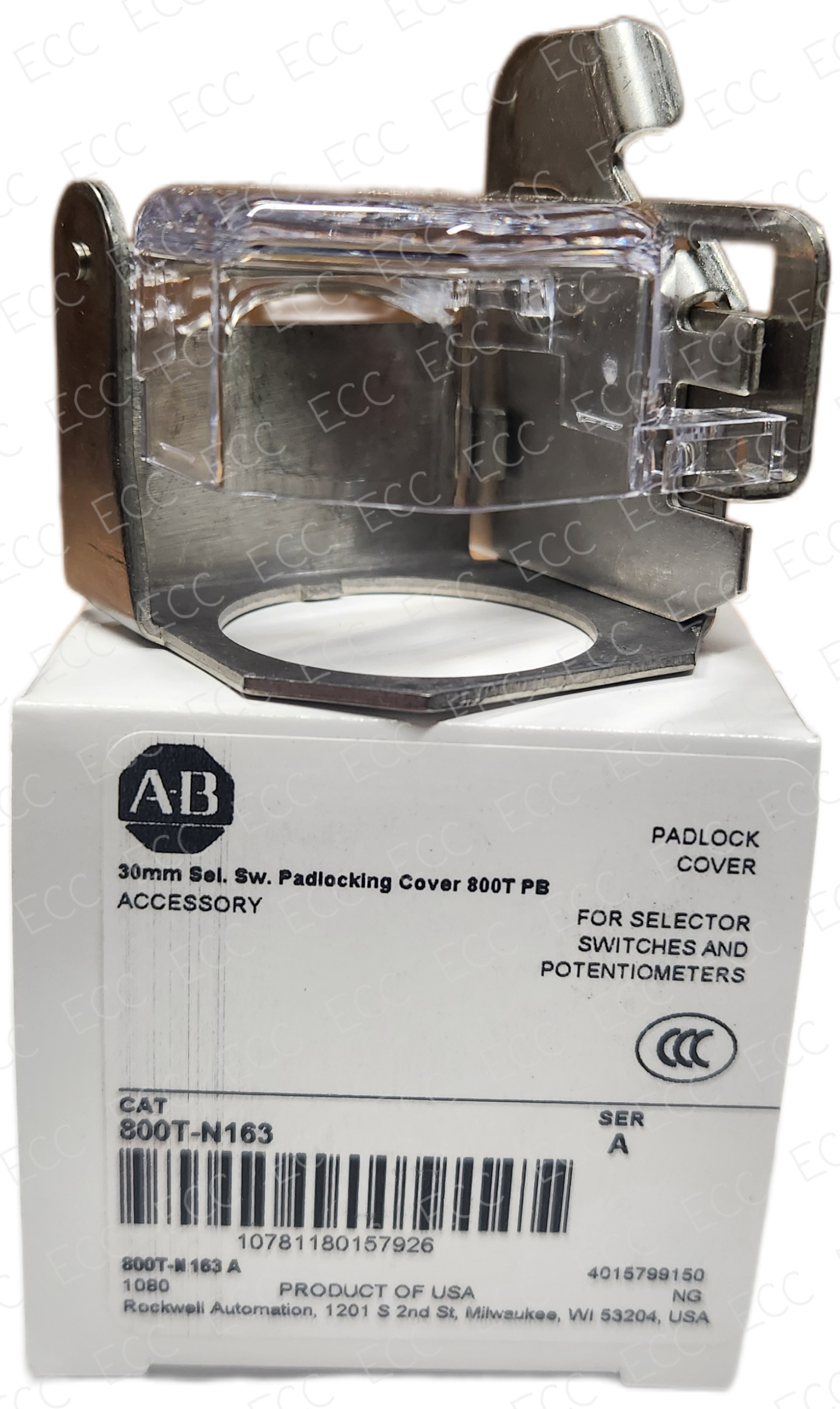 800T-N163   Allen Bradley Padlocking Cover   East Coast Compactor, Corp.