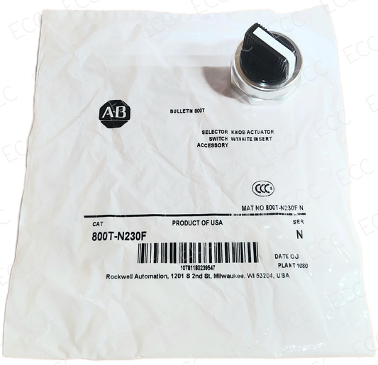 800T-N230F   Allen Bradley Selector Knob