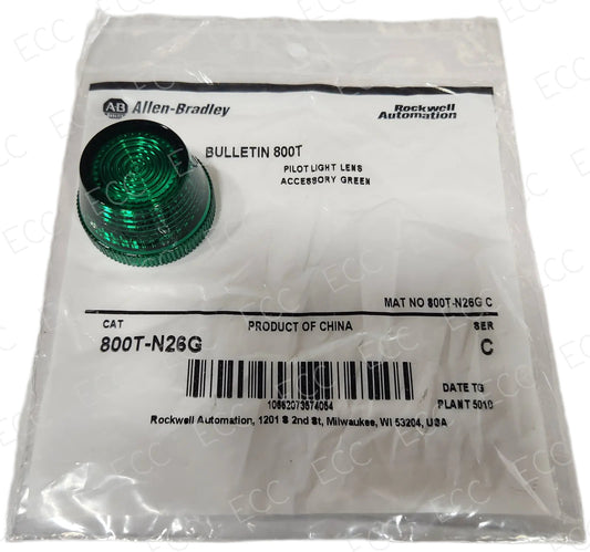 800T-N26G Allen-Bradley Green Pilot Light Lens