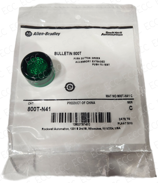800T-N41   Allen Bradley Push Button Cap