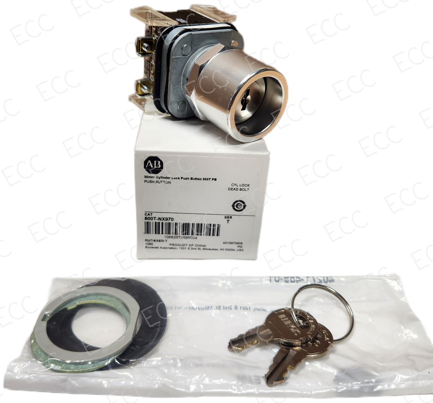 800T-NX970   Allen Bradley 30mm Key Switch/Push Button