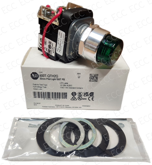 800T-QTH2G   Allen Bradley Pilot Light - Green