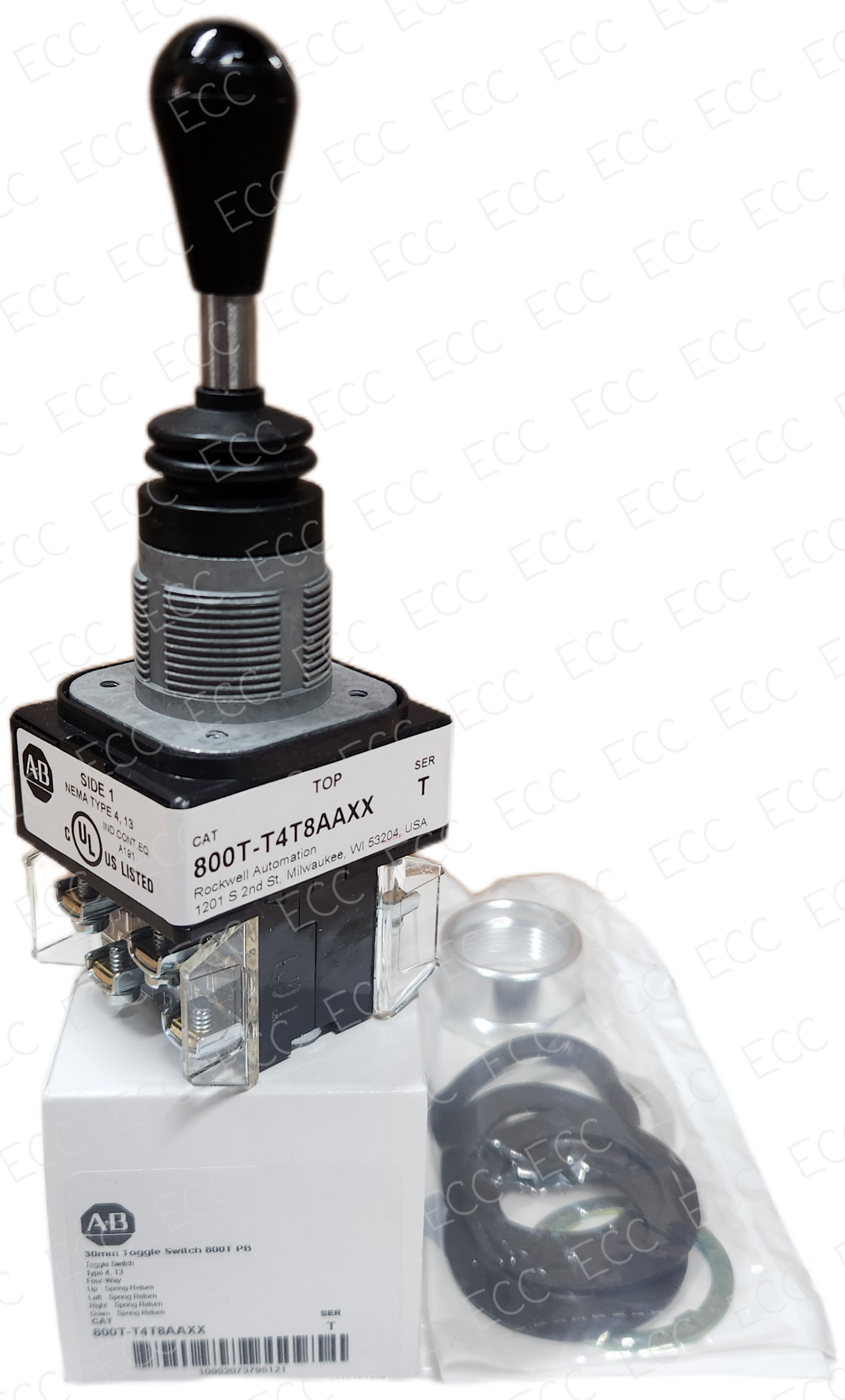800T-T4T8AAXX   Allen Bradley 30mm Toggle Switch