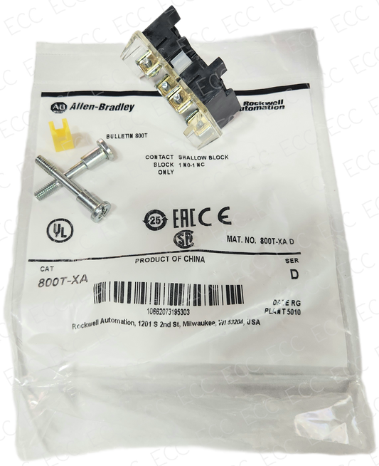 800T-XA   Allen Bradley Contact Block