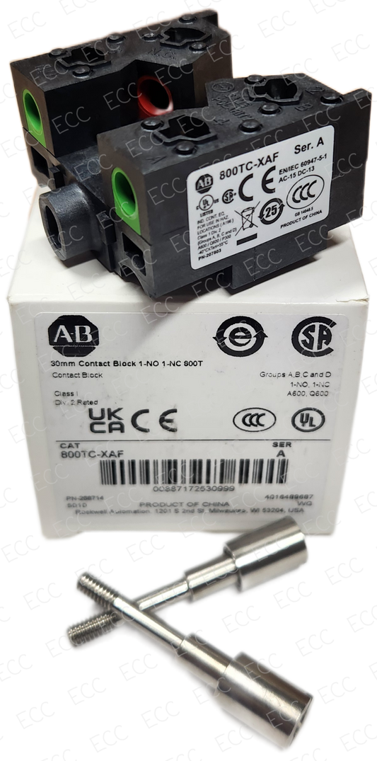 800TC-XAF   Allen Bradley Contact Block