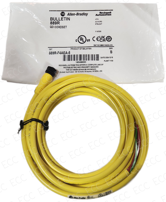 889R-F4AEA-5   Allen Bradley QD Cordset