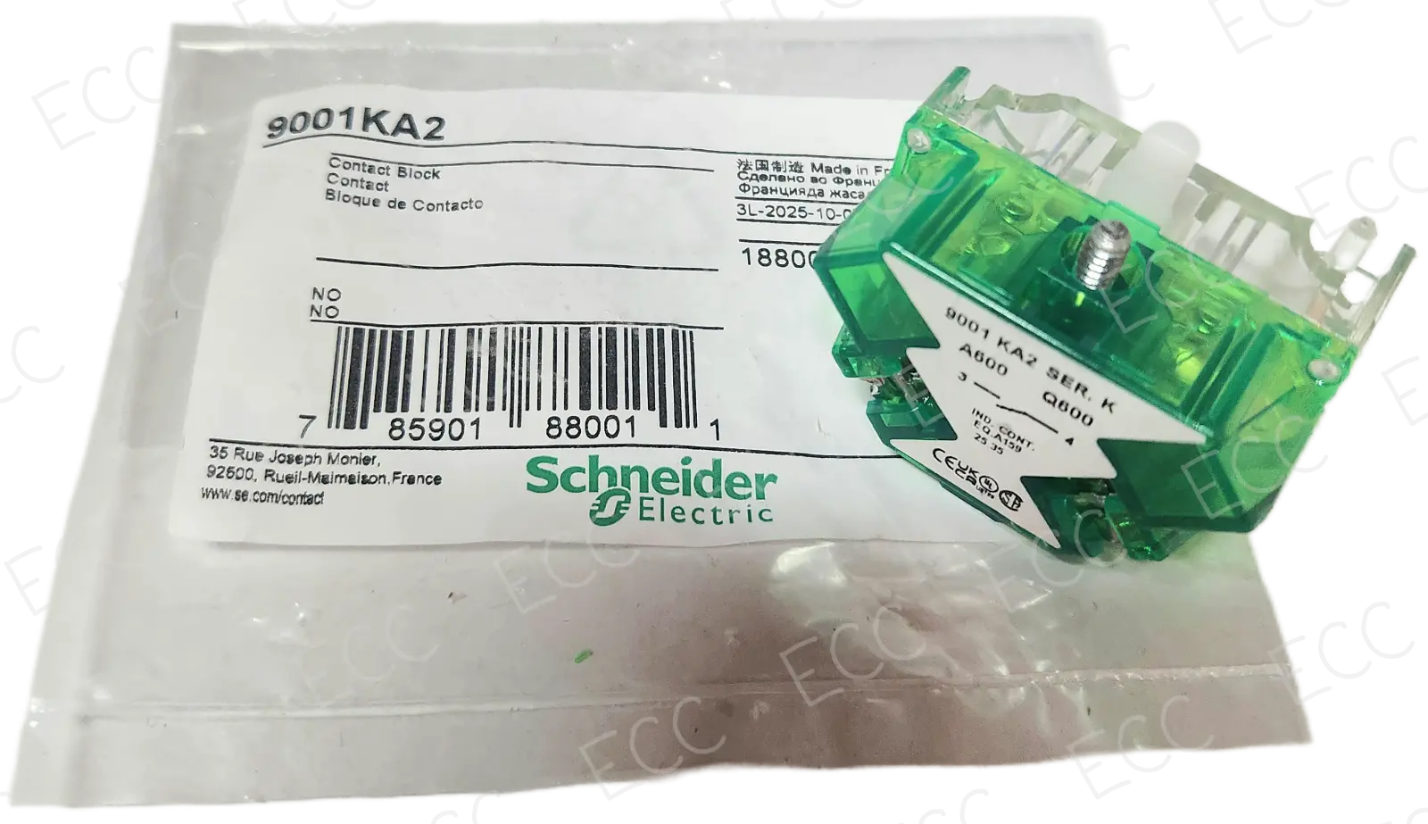 9001KA2   Schneider Electric Contact Block  