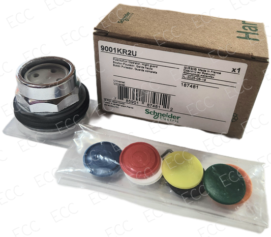 9001KR2U   Schneider Electric 30mm Pushbutton Operator, High Guard