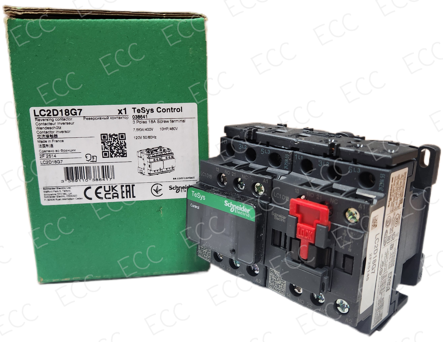 LC2D18G7   Schneider Electric Reversing Contactor